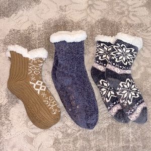 NWOT slipper sock bundle